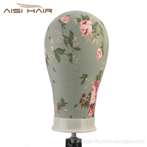 Aisi Hair Poly Canvas Block Training Mannequin Head Mannequin Manikin Head Wig Stand Wig Head Stand Wig Accessories